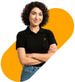 Medewerkster stemper