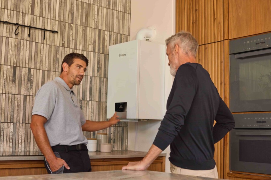 Vaillant ecoteck plus met installatie stemper 010 01